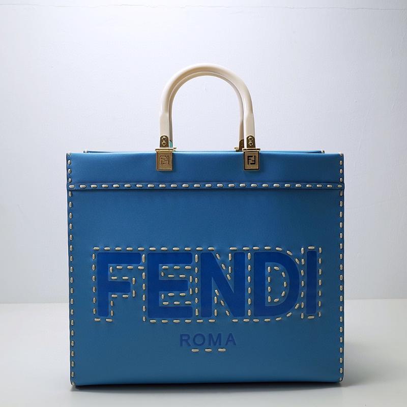 Fendi Clutches Shoulder Bag 8BH386 car line blue